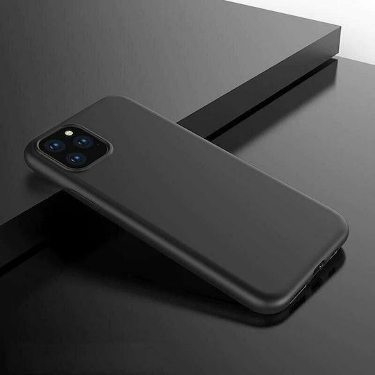 Hurtel Soft Back Cover Σιλικόνης Μαύρο (Realme 7i)