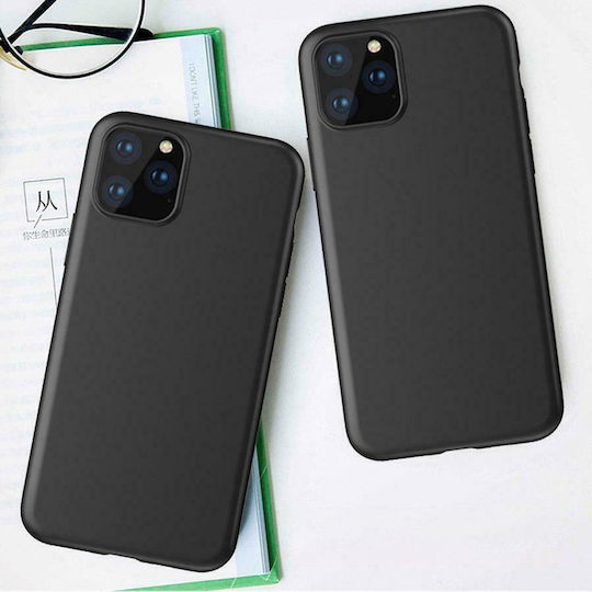 Hurtel Soft Back Cover Σιλικόνης Μαύρο (Realme 8/8 Pro)