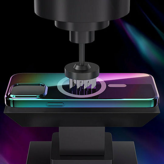 Kingxbar Nebula Back Cover Σιλικόνης Rainbow Transparent (iPhone 13 Pro)