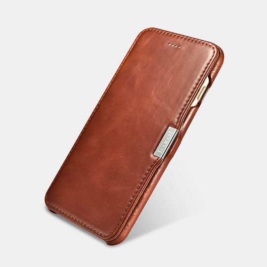 iCarer Vintage Folio Book Δερμάτινο / Δερματίνης Καφέ (iPhone 11 Pro)