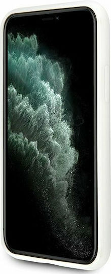 U.S. Polo Assn. Tricolor Back Cover Σιλικόνης Λευκό (iPhone 11 Pro)