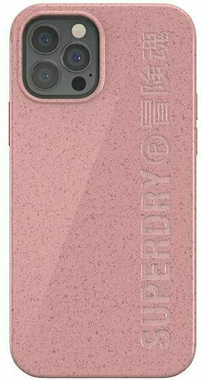 Superdry Snap Umschlag Rückseite Kunststoff Rosa (iPhone 12 / 12 Pro)