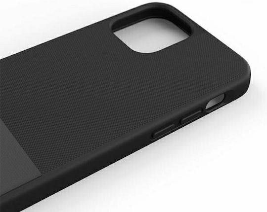 Superdry Molded Canvas Umschlag Rückseite Silikon / Stoff Schwarz (iPhone 12 Pro Max)