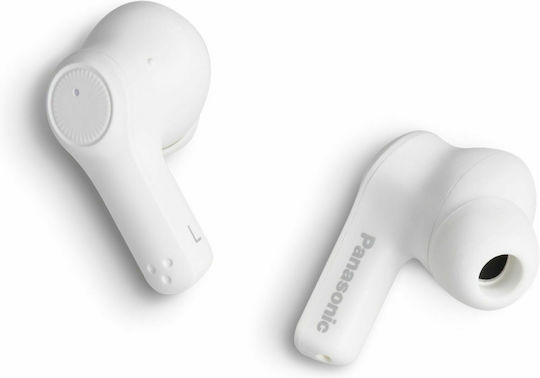 Panasonic RZ-B210W In-ear Bluetooth Handsfree Ακουστικά με Αντοχή στον Ιδρώτα και Θήκη Φόρτισης Λευκά