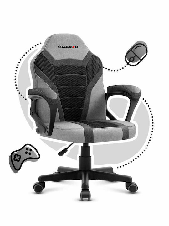 Huzaro Ranger 1.0 Καρέκλα Gaming Δερματίνης Gray Mesh