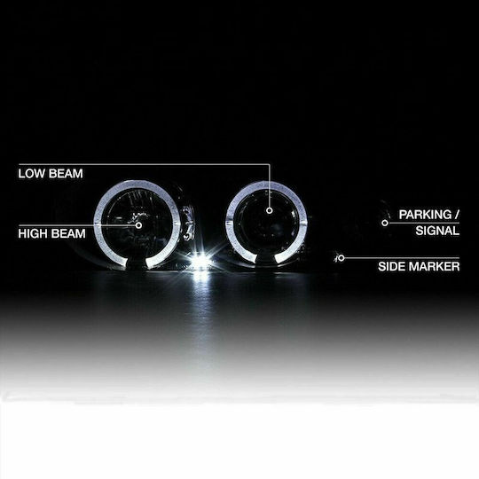 Sonar Front Angel Eyes Headlight BMW 3 Series E36 Coupe / Cabrio 1990-1999