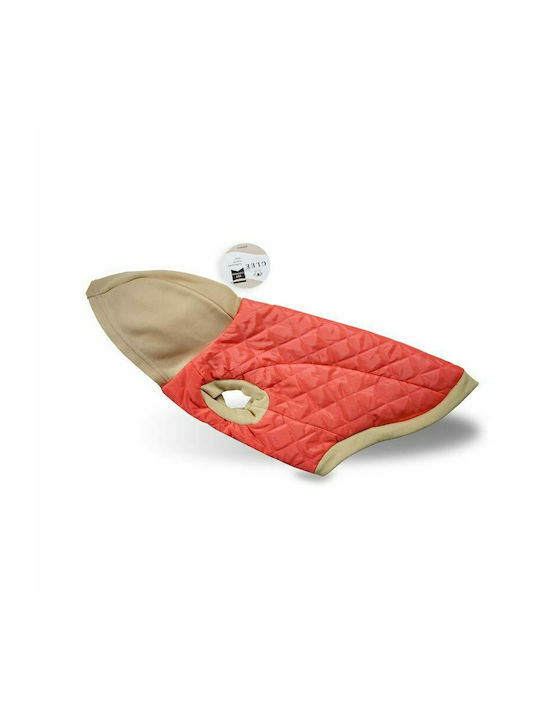 Glee Fleece / Waterproof Dog Coat with Hood with 30cm Back Length