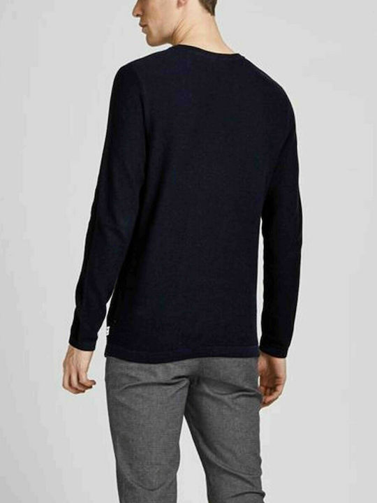 Jack & Jones Herren Langarm-Pullover Marineblau