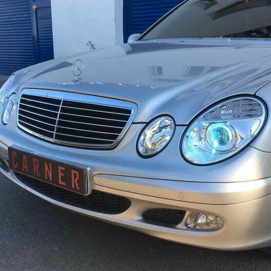 Depo Front Lights for Mercedes-Benz E Class W211 Chrome 2002-2006 2pcs