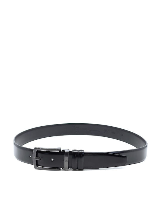 Ανδρική Ζώνη Δερμάτινη BLACK LEATHER