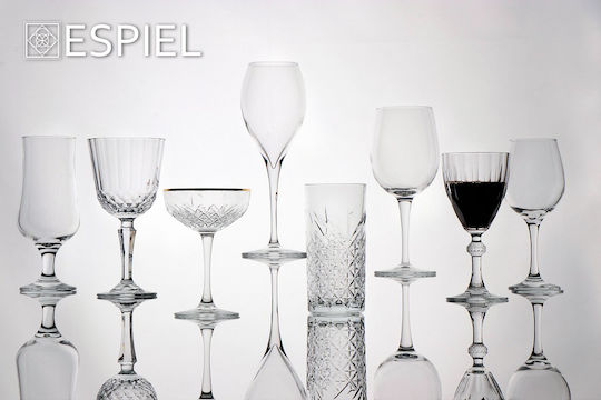 Espiel Tulipe Set Brillen Bier / Cocktail Kelch Glas 385ml 6 Stück