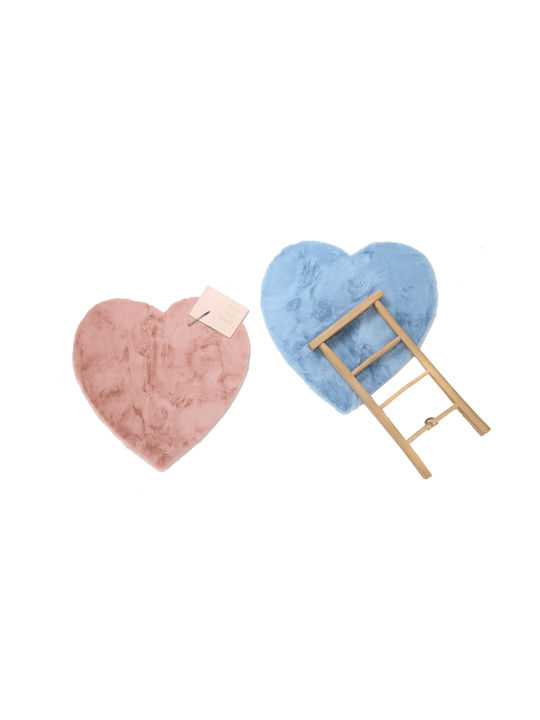 Royal Carpet Kids Synthetic Rug Heart 100 Hearts 100x100cm 23mm Pink
