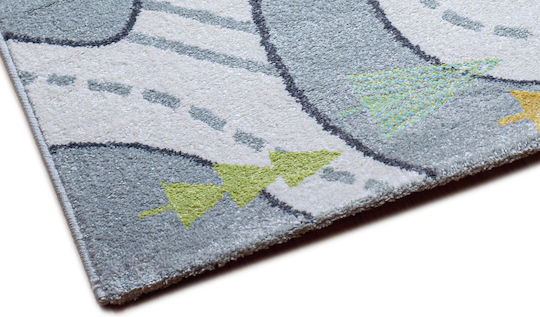 Klonaras 2709 Kids Rug Grey 160x230cm Thickness 10mm