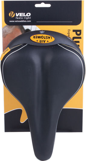 Velo Plush Air Gray Fahrradsattel Stadt