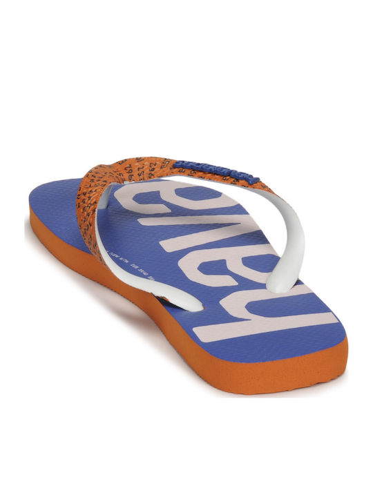 Top Logomania Mid Tech Ανδρικά Flip Flops Πορτοκαλί