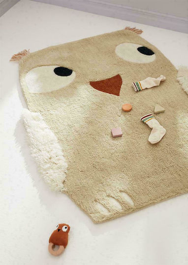 Kids Concept Owl Green 90x120cm Kids Concept Owl Green 90x120cm