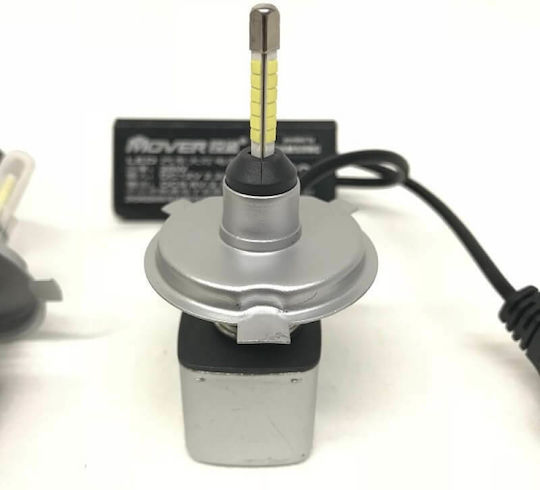 Mover Samsung Λάμπες Αυτοκινήτου F3 H4 LED 6500K Ψυχρό Λευκό 12V 26W 2τμχ