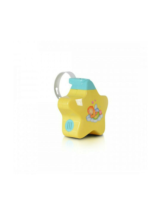 Moni Kids Projector Lamp Little Angels with Star Projection Yellow
