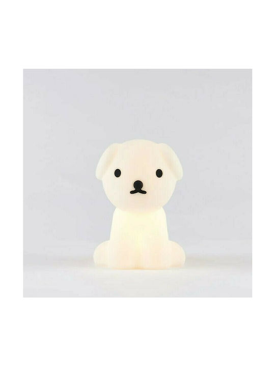 Mr Maria Led Kids Decorative Lamp Snuffy White 8x8x11cm