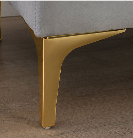 Wooden Gray Bench Stool 118x45x42cm