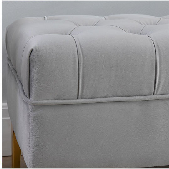 Wooden Gray Bench Stool 118x45x42cm