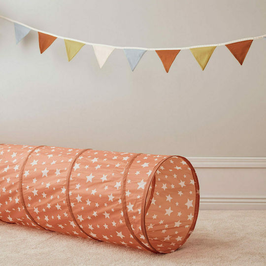 Kids Concept Kids Play Tunnel Stars ΚC for 3+ years Orange