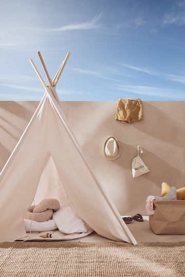 Kids Concept Kids Indian Teepee Play Tent for 3+ years White
