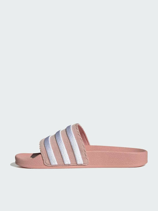 Adilette Слайдове в Розов Цвят