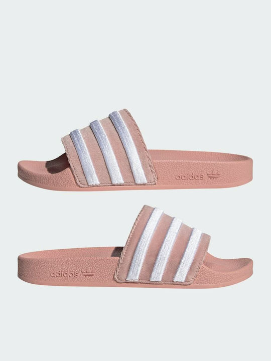 Adilette Слайдове в Розов Цвят
