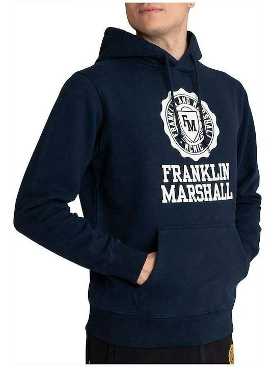 Φούτερ με Κουκούλα Navy