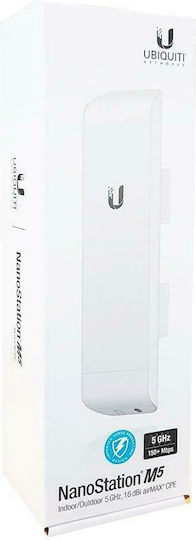 Ubiquiti NanoStation M5 External WiFi Sectorial Antenna 16dBi with Ethernet Connection NSM5