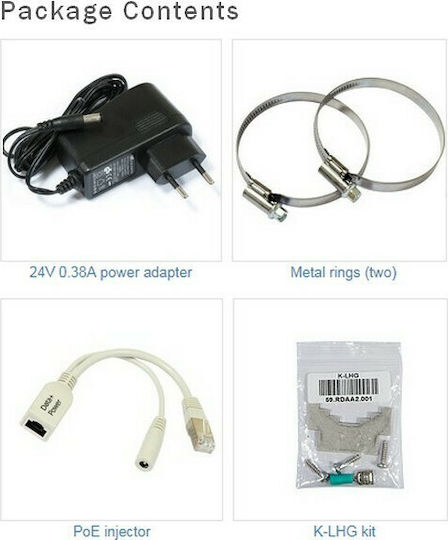 MikroTik LHG XL HP5 Външна WiFi Антена Параболична 27dBi с Тип Свързване Ethernet