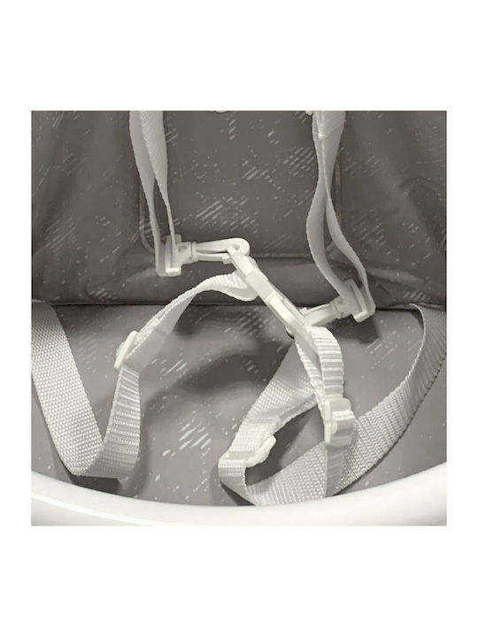 Lorelli Cookie Foldable Baby Highchair with Metal Frame & Fabric Seat Grey Koala