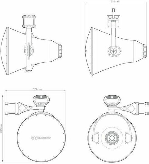 RF Elements UltraHorn Εξωτερική Κεραία WiFi Κατευθυντική 24dBi
