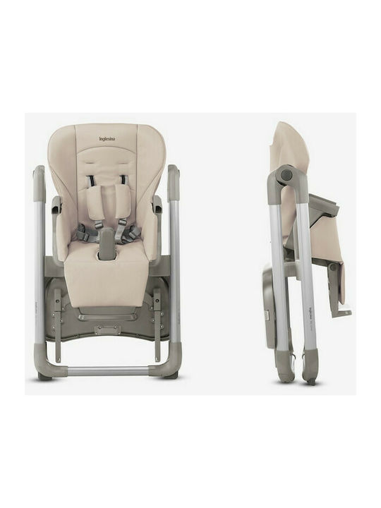 Inglesina My Time Foldable Baby Highchair with Adjustable Height Green