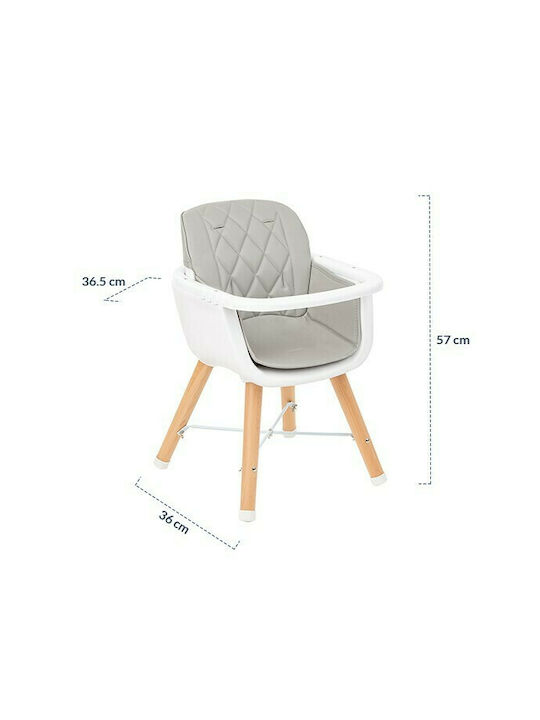 Kikka Boo Woody Baby Highchair 2 in 1 Black