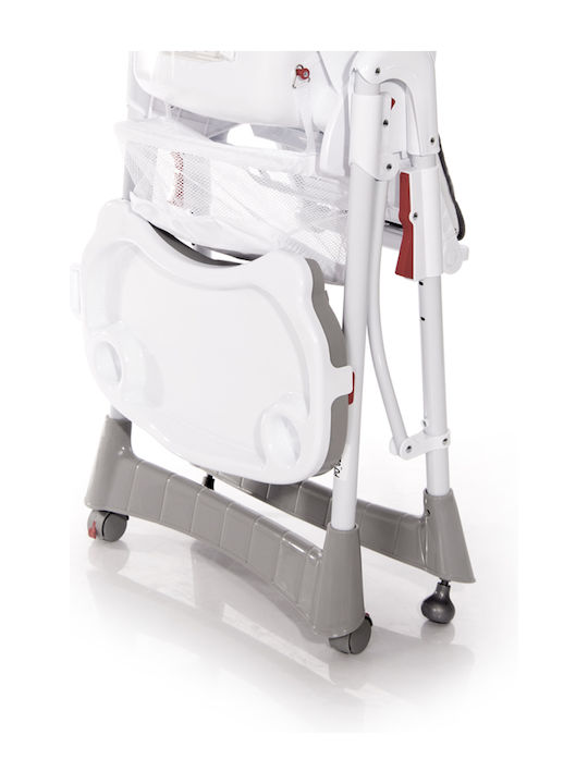 Lorelli Gusto Foldable Baby Highchair with Adjustable Height Gray Rabbits
