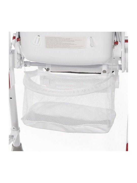 Lorelli Gusto Foldable Baby Highchair with Adjustable Height Beige Daisy