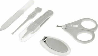 Akuku Baby Nail Care Set Grey 4pcs