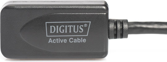 Digitus USB 3.0 Кабел USB-A мъжки - USB-A женски Черен 5м DA-73104