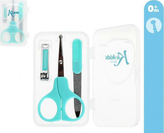 Kiokids Baby Badezubehör Nagelpflege-Set für Babys Blau 3 Stücke