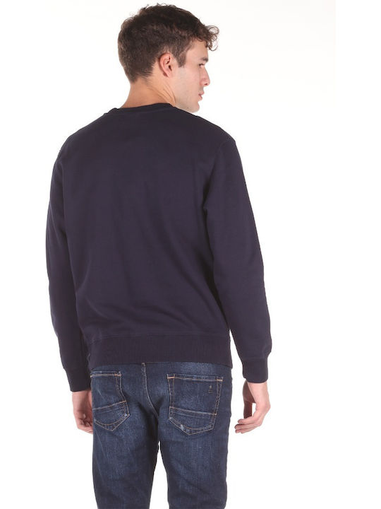 Franklin & Marshall Herren Sweatshirt Blau