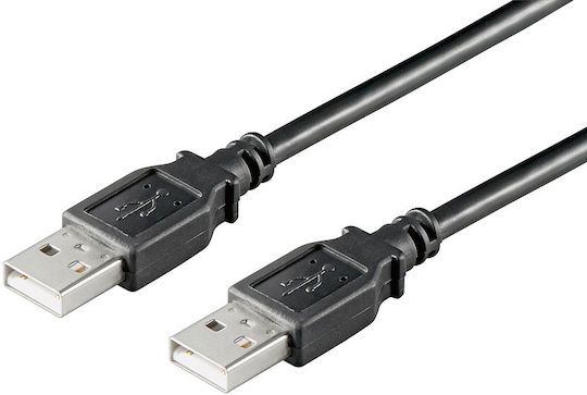 Goobay USB 2.0 Kabel USB-A-Stecker - USB-A-Stecker Schwarz 5m 93595