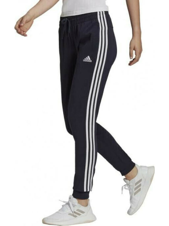 Essentials Jogginghose Glänzend mit Gummizug Marineblau