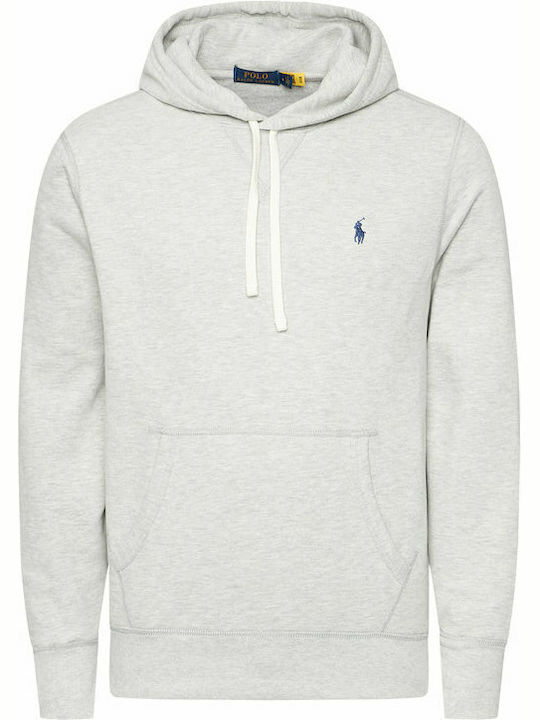 Sweatshirt Fleece with Hood Gray