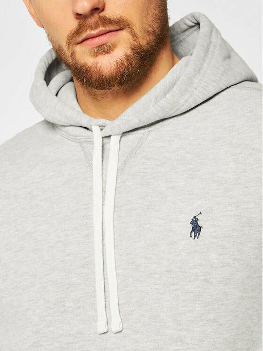 Sweatshirt Fleece with Hood Gray