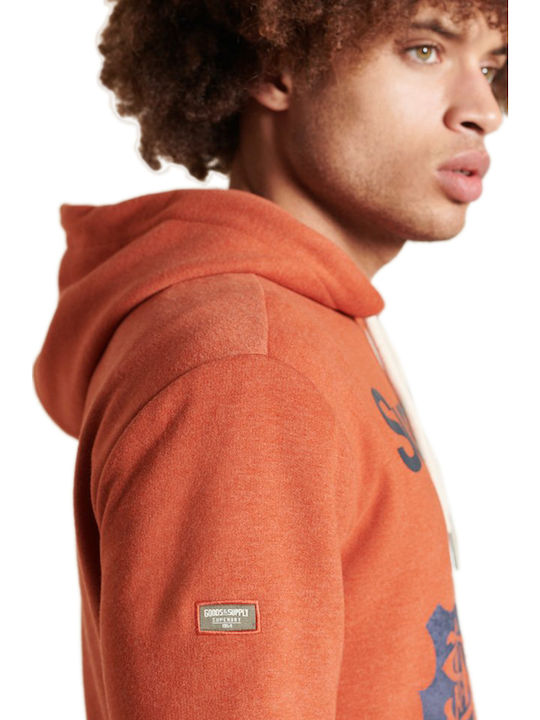 Sweatshirt mit Kapuze Orange