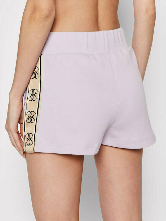Guess Women's High-waisted Sporty Shorts Lilac
