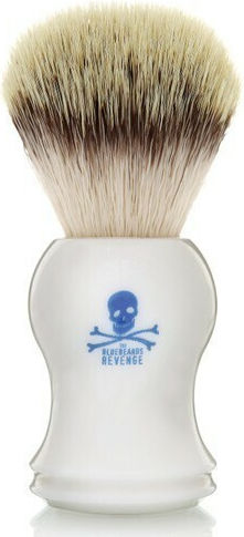 Bluebeards Revenge Vanguard Perie De Bărbierit Albă Cu Păr Sintetic