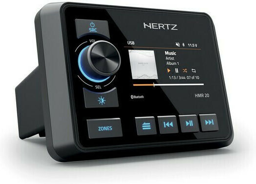 Hertz HMR 10 Boat Sound System 4x50W Waterproof with Bluetooth / AUX / USB Black